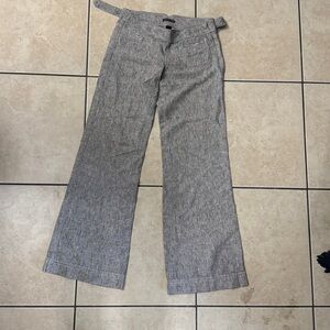 Express Textured Gray Trousers